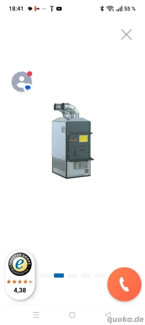 Warmluftgenerator  Hallenheizung 