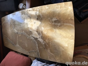 Wohnzimmer Marmortisch mit Sesseln 