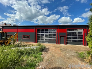 Industriehalle Stahlhalle Hallenbau Werkstatt Lager