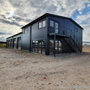 Industriehalle Stahlhalle mit Beuro und Wohnung
