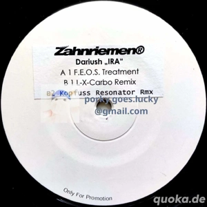 Dariush - Ira 2000 Promo, White Label 12" Vinyl Trance, Techno Bild 6