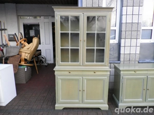 Vitrinenschrank Selva , 2 teilig, 2 Schübe, 4 Türen  B 115 cm