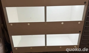 2 Kunststoff Terrarien  L160 T 70 H 60 Neuwertiger Zustand 