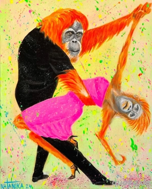  Tango  Acrylgemälde (50x40), Leinwand auf Keilrahmen, lackiert