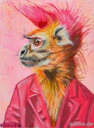  Punk  Acrylgemälde (40x30), Leinwand auf Keilrahmen, lackiert