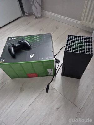 Xbox serie X 1TBb konsole spielen komplett Zubehör mit verpakung 