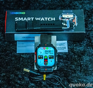 Senbono Smartwatch   Gesundheits- & Sportüberwachung