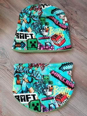 Mütze mit Loop 53-56cm Minecraft 