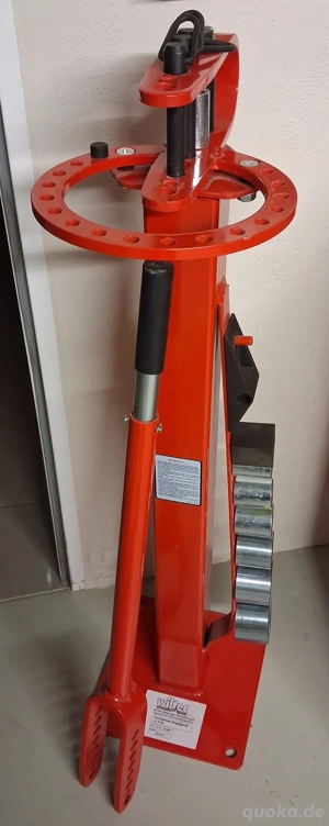 Wiltec Biegegerät mit Fuß 1250 x 255 x 975 mm