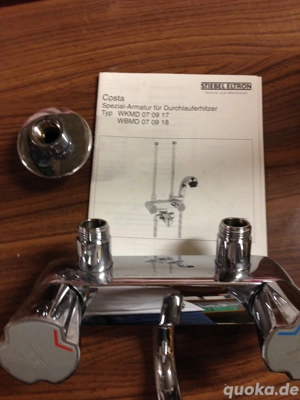 Geschlossenener Kleindurchlauferhitzer mit Spezialamatur