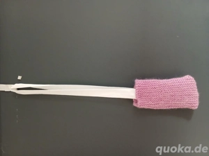 Handarbeit Strick Tasche - Pink Rosa 