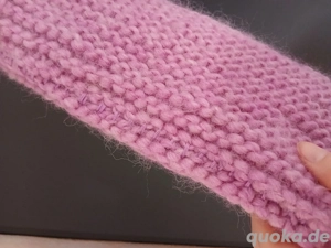 Handarbeit Strick Tasche - Pink Rosa  - image 3