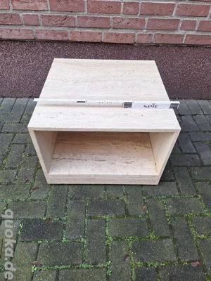 Wohnzimmertisch   Beistelltisch aus Travertin