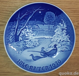 Bing & Gröndahl Sammelteller Weihnachtsteller Dänemark Copenhagen 1970-1977 Bild 6