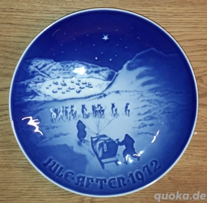 Bing & Gröndahl Sammelteller Weihnachtsteller Dänemark Copenhagen 1970-1977 Bild 5