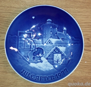 Bing & Gröndahl Sammelteller Weihnachtsteller Dänemark Copenhagen 1970-1977 Bild 9