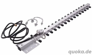 25 dBi High Gain 2,4G WiFi Yagi Antenne mit RP-SMA Stecker Neu