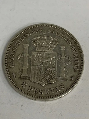 5 Peseten 1871