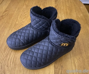 Damen Winter Gr. 39 Schneestiefel Boots Warm Stiefel Schwarz wNeu