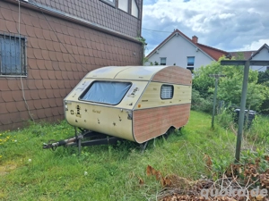Retro Wohnwagenanhänger 