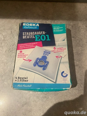 Staubsaugerbeutel E01, 3 Stk, unbenutzt