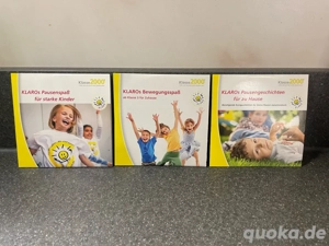 CDs von Klasse 2000 zu verschenken, KLAROs Pausenspaß, Bewegungsspaß, Pausengeschichten