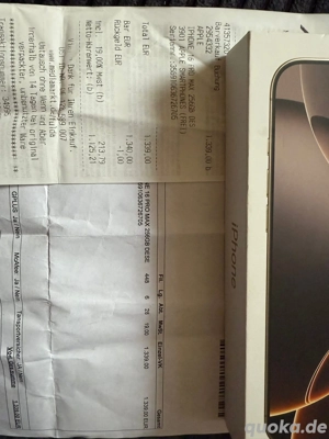 iPhone 16 Pro Max  265 gb 