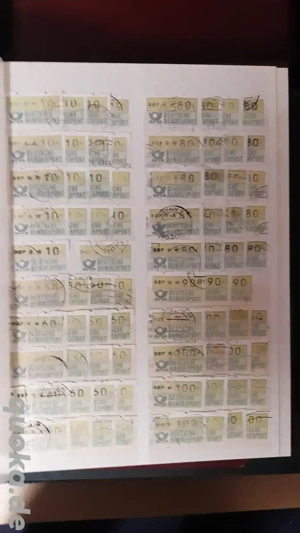 Automatenmarken BRD und Berlin gestempelt