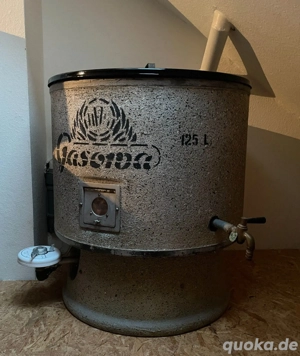 Gasorva Waschkessel 125L Schlachtkessel Wurstkessel Einkochkessel