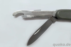 Bundeswehr orig. BW Taschenmesser A+B oliv outdoor 6in1 Notfallset Messer Säge 70er 
