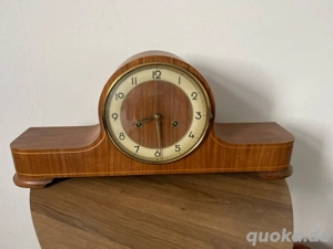 Junghans Kaminuhr   Tischuhr mit Schlagwerk   Pendeluhr, läuft & schlägt