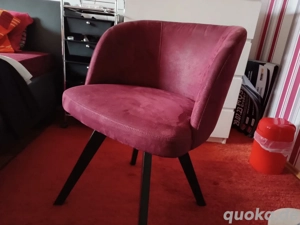 Eßzimmerstuhl, Sessel, brombeer, 3 Stück oder einzeln