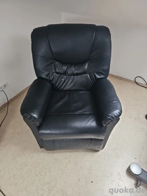 Ledersessel mit Vibrationsfunktion 