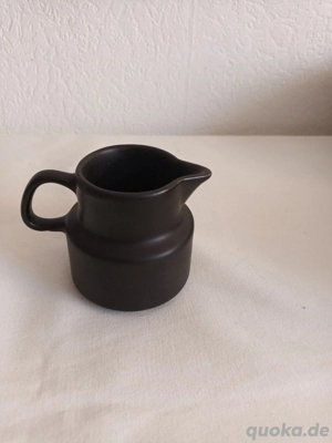 Melitta kleine Milchkanne in schwarz  8 cm hoch