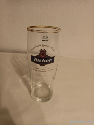 Tucher Bierglas Sammelglas Glas 0,3 l Eichstrich