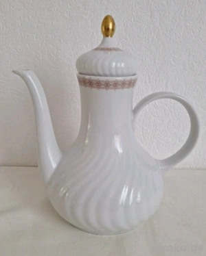 Teekanne Kaffeekanne Porzellan Tierschenreuther 1838 Gesamthöhe 2