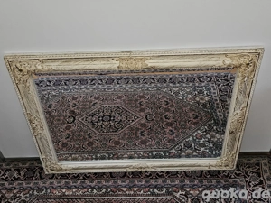 Wie neu! Toller Barockspiegel Wandspiegel Spiegel 62 x 82 cm mit facettiertem Glas TOP!