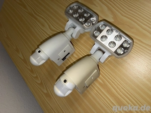 2 x Sicherheits-HD-Überwachungskamera mit LED-Flutlicht, LED31SD