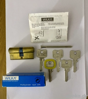 Wilka Profilzylinder 1463 30 30mm Doppelzylinder 5x Schlüssel
