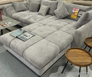 Nur bis 24.01  Couch Sofa grau , cord 