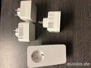 Devolo dLan 550 Kitt Network mit Adapter und drei Wandteckdosen ! NP 250 .-gebraucht