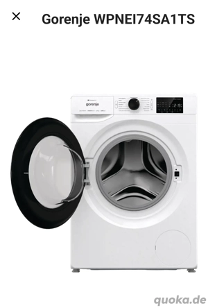 Gorenje Waschmaschine WPNEI 74 SA 1 TS.  5 Jahre  Garantie.