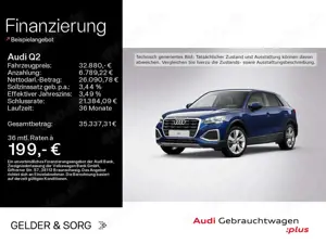Audi Q2 35 TDI advanced Matrix*CarPlay*AHK*RFK*Sound*