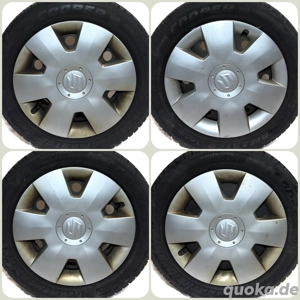 Suzuki Liana Splash Swift II Stahl-Felgen Reifen 185 60 R15 LK 4x100