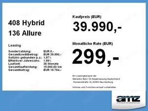 Peugeot 408 Hybrid 136 Allure *Rückfahrkamera* Bild 4