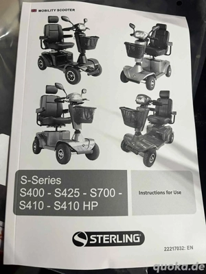 Elektromobil   Seniorenmobil Sterling S400   fast wie neu! 