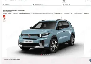 Citroen C3 Aircross Hybridë 145 DCS6 Plus Automatik