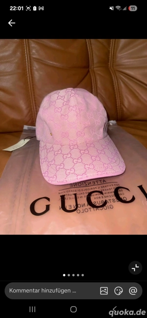 Pinke Gucci Cap   Dubai Style   unbenutzt
