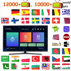  Bestes 4K-Premium-Abonnement für Smart-TV, Firestick, Android TV, MAG-Box u. m.   24 Stunden 