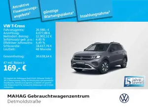 Volkswagen T-Cross 1.5 TSI GOAL LED Navi ParkPilot RearView